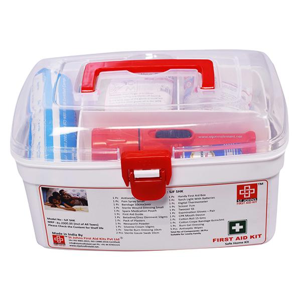 Netmeds | St Johns Safe Home First Aid Kit Plastic Box (SJF SHK)