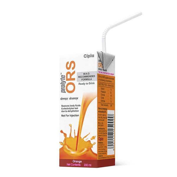 Netmeds | Prolyte ORS Liquid - Orange Flavour 200 ml