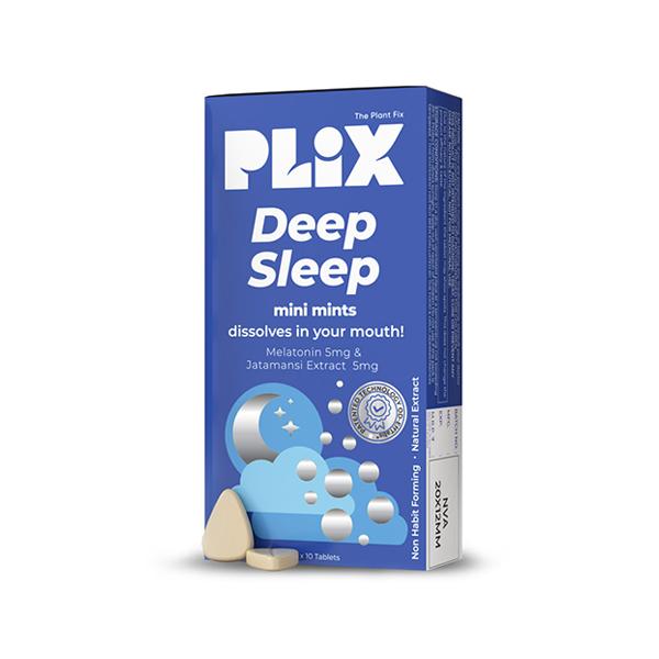 Netmeds | Plix The Plant Fix Melatonin Deep Sleep Oral Dissolving Mini Mints Effervescent, 30 Mints 1's