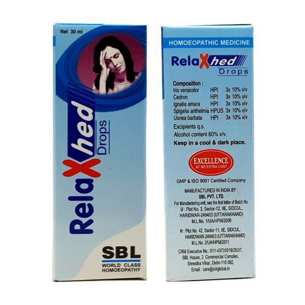 Netmeds | SBL RelaxHed Drops 30 ml