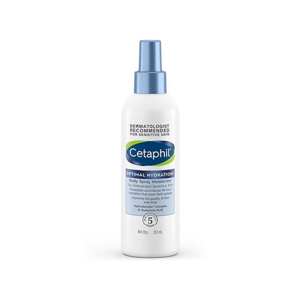Netmeds | Cetaphil Optimal Hydration Body Spray Moisturizer, Lightweight and Non-Greasy 207 ml