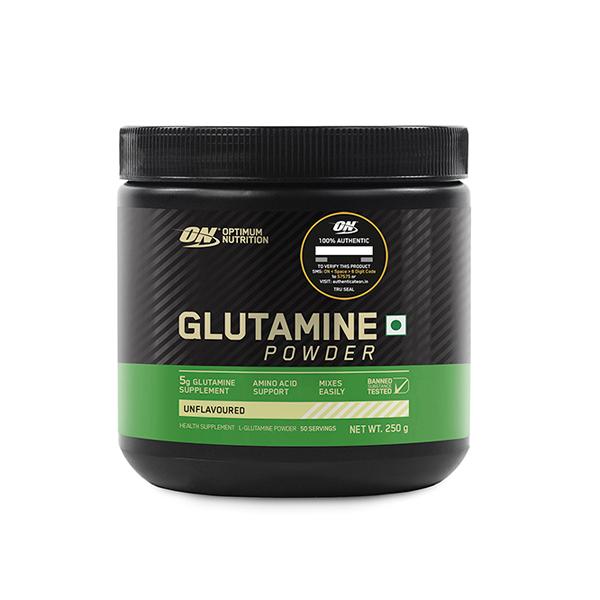 Netmeds | Optimum Nutrition (ON) Glutamine Powder - Unflavoured 250 gm