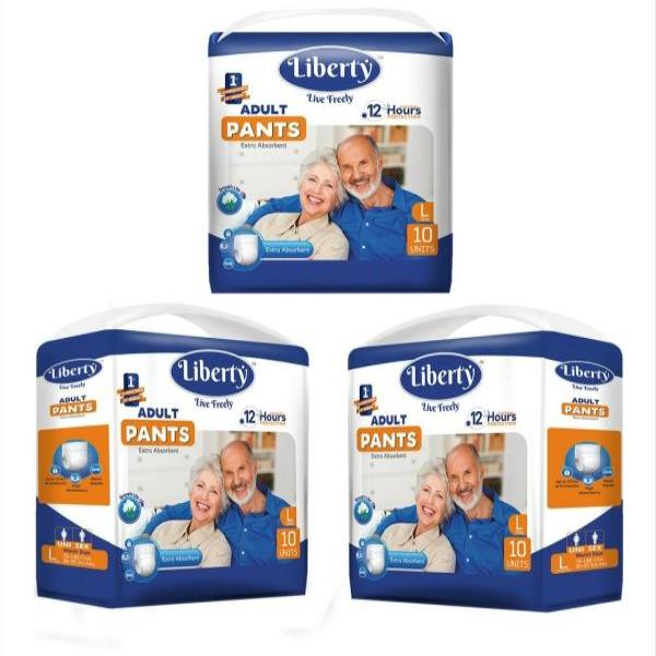 Netmeds | Liberty Adult Diaper (L) (Pack of 3 x 10's)