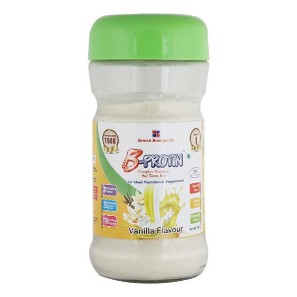 Netmeds | B-Protin Nutritional Powder - Vanilla Flavour 200 gm