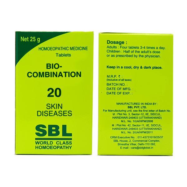 Netmeds | SBL Bio-Combination 20 Tablet 25 gm