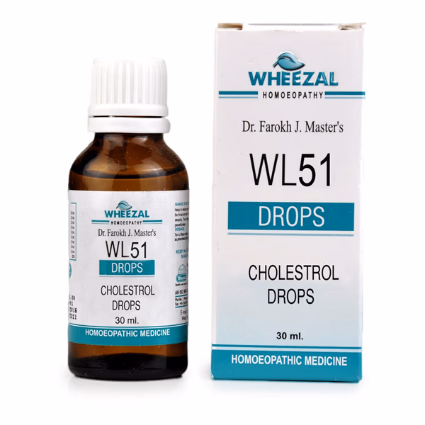 Netmeds | Wheezal Wl-51 Cholesterol Drops 30ML