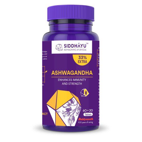 Netmeds | Siddhayu Ashwagandha Tablet 60's + 20's