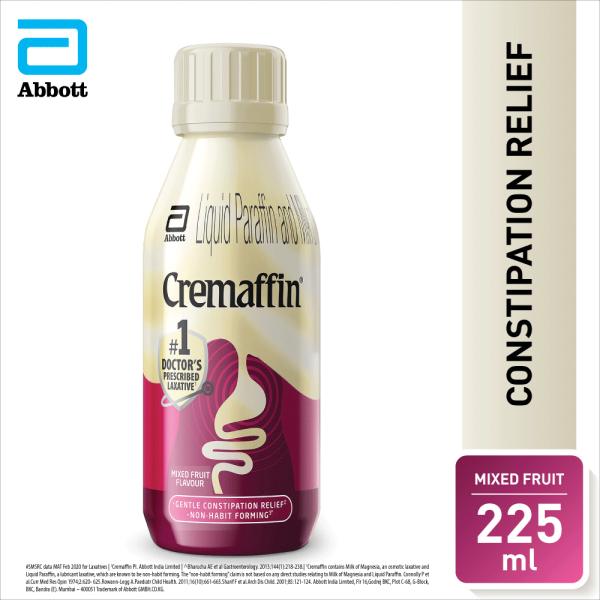 Netmeds | Cremaffin Constipation Relief Liquid - Mixed Fruit 225ml