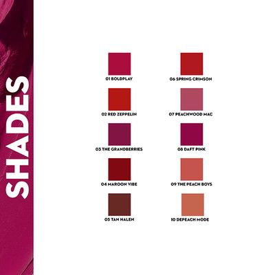 SUGAR Cosmetics Matte Attack The Peach Boys (Midtoned Peach with hints of red and brown) 2 gm - Lipsticks