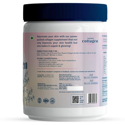 Nirvasa Plant Based Collagen Builder Powder - Berry Orange (Pack of 4 x 250 gm) 1's - Hair & Skin