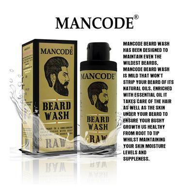 Mancode Beard Wash Gel - Raw 100 ml - Beard Wash