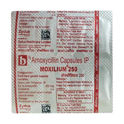 MOXILIUM 250 Capsule 10's - Bacterial Infections-Pen