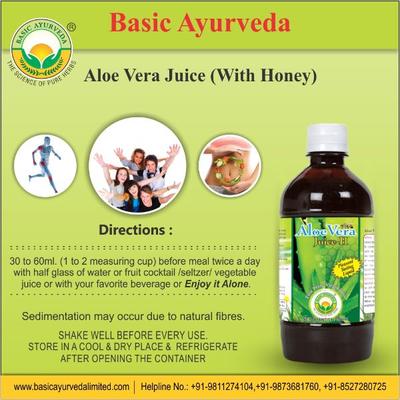 Basic Ayurveda Aloe Vera Juice-H 500 ml - Ayurvedic Juices