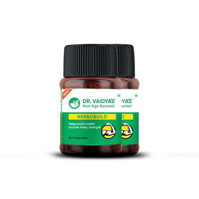 Dr. Vaidya's Herbobuild Capsule (Pack of 2 x 50's) - Speciality Medicines