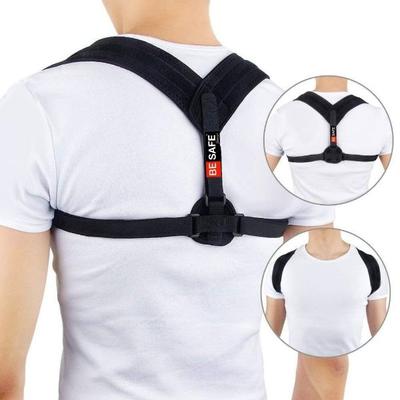 Be Safe Forever Clavicle Brace Support for Posture Correction - Grey (S) - Abdomen/Neck/Arm/Elbow Supports