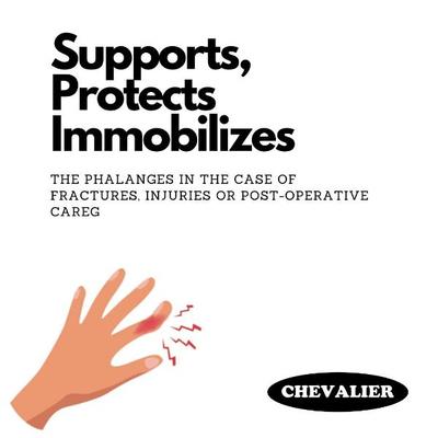 Chevalier Frog Finger Cot Splint Support (L) - Abdomen/Neck/Arm/Elbow Supports