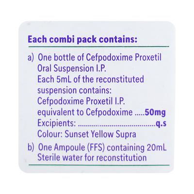 Pecef 50mg Suspension 30ml - Bacterial Infections-Cep