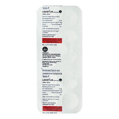LOCET LM Tablet 10's - Allergies-Ant