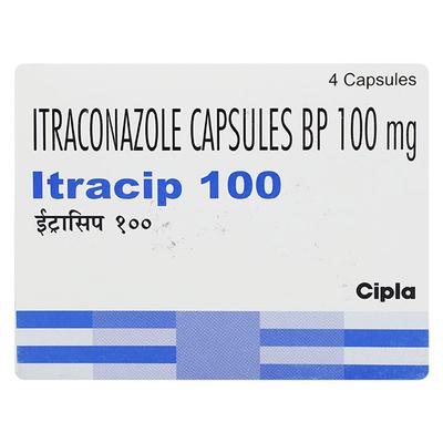 Itracip 100mg Capsule 4'S - Fungal Infections-Anf