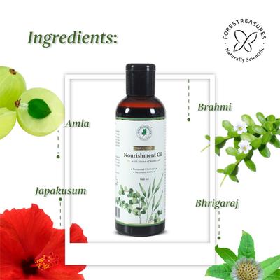 Forestreasures Hair and Scalp Nourishment Oil 100 ml - Digestive Care