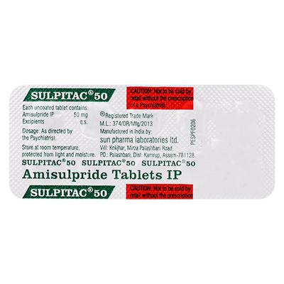 Sulpitac 50mg Tablet 10'S - Schizophrenia-Aps