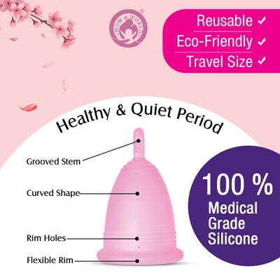 Mom & World Reusable Menstrual Cup (M) 1's - Menstrual Cups