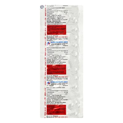 Opox DT 50mg Tablet 10'S - Bacterial Infections-Cep