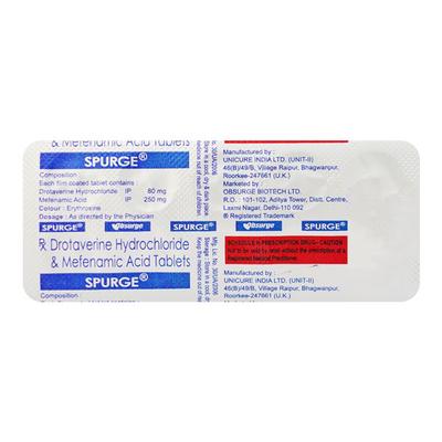 SPURGE Tablet 10's - Muscle Spasm-Ant