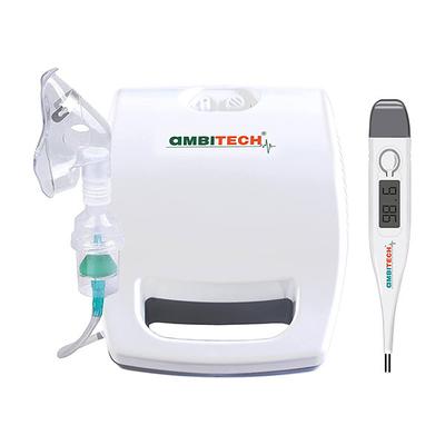 Ambitech Compressor Nebulizer Machine 1's + AmbiTech Digital Thermometer 1's - Nebulizer & Vaporizer