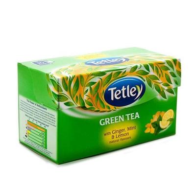 Tetley Green Tea with Ginger, Mint & Lemon Natural Flavours 25's - Teas