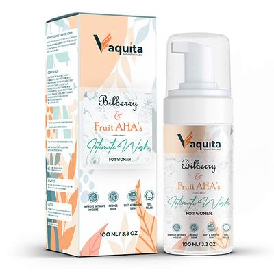 Vaquita Intimate Wash for Women - Billberry & Fruit AHA's 100 ml - Intimate Care