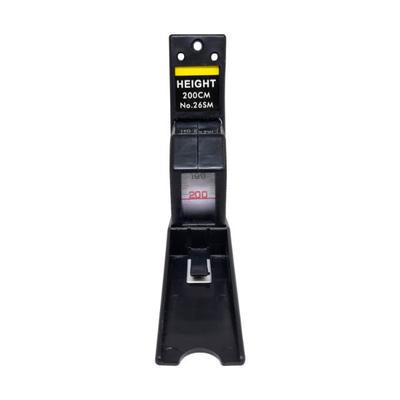 Sahyog Wellness Stature Meter Wall Mount Height Measurement (2m/200cm) - Black 1's - Health Monitoring Devices