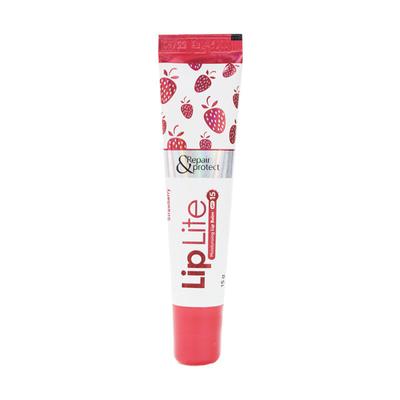 LIP LITE STRAWBERRY FLAVOUR SPF 15 MOISTURISING Lip Balm 15gm - Sunscreen Preparations-Emo