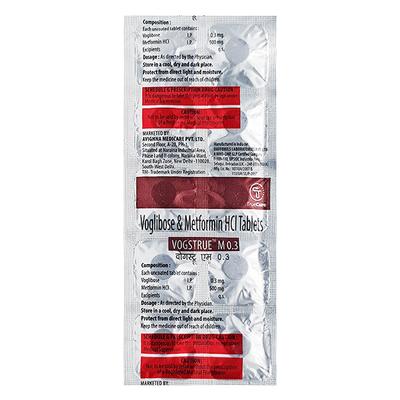 VOGSTRUE M 0.3 Tablet 10's - Diabetes-Ant