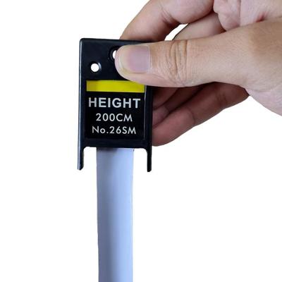 Sahyog Wellness Stature Meter Wall Mount Height Measurement (2m/200cm) - Black 1's - Health Monitoring Devices