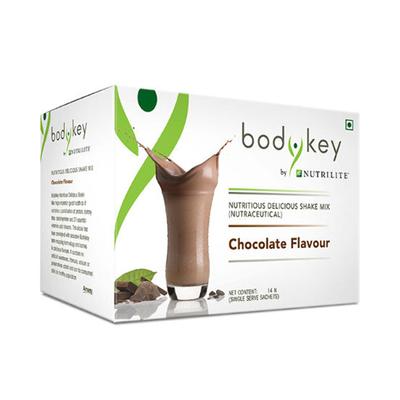 Nutrilite Bodykey Shake Mix Sachet - Chocolate 14's - Protein Drink