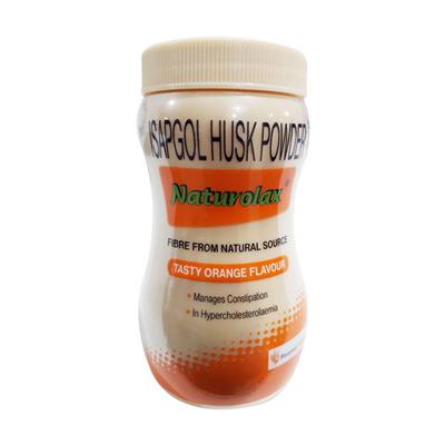 Naturolax Isapgol Husk Powder - Tasty Orange Flavour 100 gm - Constipation Issues