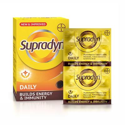 Supradyn Daily Multivitamin Tablet with Minerals 15's - Multi-Vitamins
