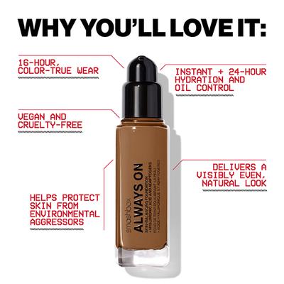 Smashbox Always On Skin-Balancing Foundation With Hyaluronic Acid & Adaptogens - L10N 30 ml - Foundation
