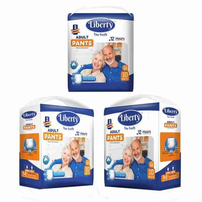 Liberty Premium Adult Diaper Pants (M) 10's (Pack of 3 x 10's) - Adult Diapers & Pads