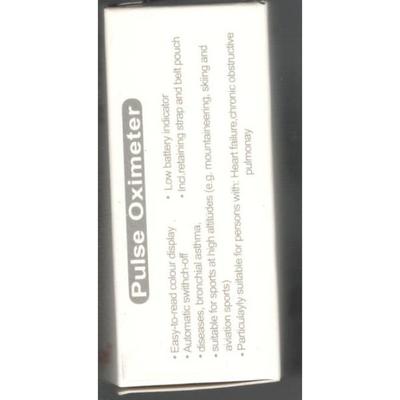 Jziki Pulse Oximeter (JZK-306) - Black - Thermometer & Oximeter