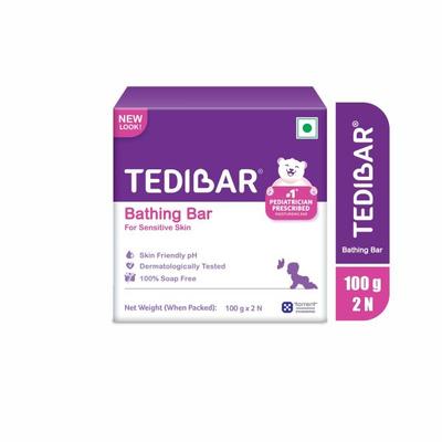 TEDIBAR BATHING Bar 2X100gm - Baby Soap
