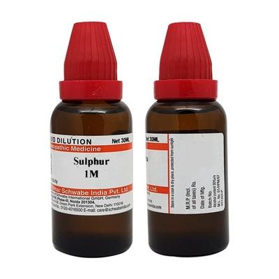 Dr.Willmar Schwabe Sulphur 1M Liquid 30 ML - Dilutions
