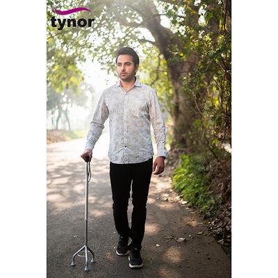Tynor Walking Stick Tripod (UN) (L 32) - Silver - Walker & Walking Stick