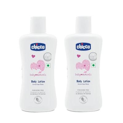 Chicco Baby Moments Body Lotion (Pack of 2 x 200 ml) - Creams, Lotions & Oils