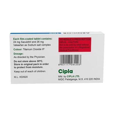 ARNICOR 100 Tablet 10's - Heart Failure-Ant