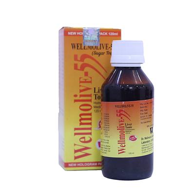 Dr.Wellmans Wellmolive-55 Sugar free Tonic 120 ml - Speciality Medicine