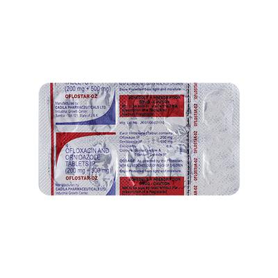 Oflostar OZ Tablet 10'S - Bacterial Infections-Qui
