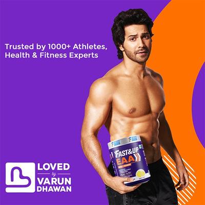 Fast&Up EAA Intra Training Supplement (30 Servings) - Lemon Zest Flavour 390 g - Workout Essentials