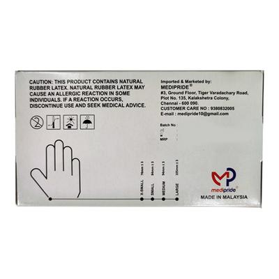 Soft Hands Non-Sterile Latex Medical Examination Glove (M) 100's - Surgical Consumable